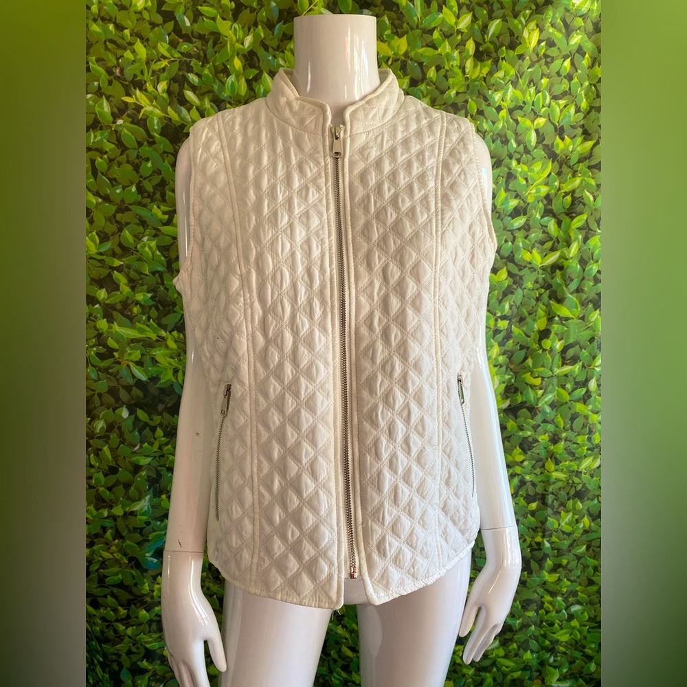 New Directions Quilted Petite Large Vest